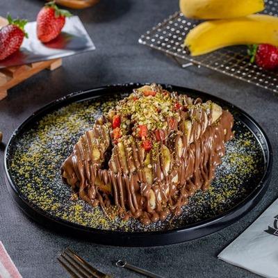 Sütlü Çikolatalı Waffle (Küçük Hamur)