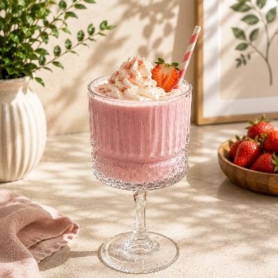 Çilekli Milkshake