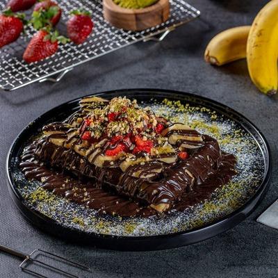 Bitter Çikolatalı Waffle (Büyük Hamur)